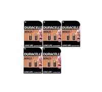 10 x Duracell MN21 (5 ampoules de 2 batteries) 10 piles (A23/23A/V23GA/LRV08/8LR932)