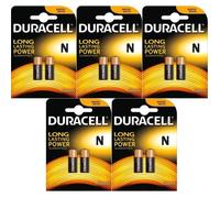 Duracell Lot de 10 Piles alcalines LR1 Mn9100 N Type 910A E90 1,5 V