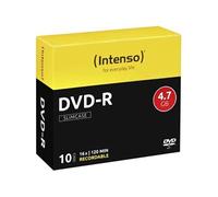 - 10 x DVD-R - 4.7 Go (120 minutes) 16x - boîtier CD étroit