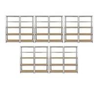 10 x Etagères en acier galvanisé rayonnage MDF Heavy Duty Racking Storage Baies 5 Tier