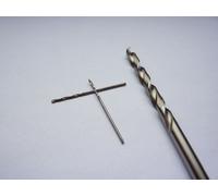 10 x forets hélicoïdaux HSS 56 mm long DIN 340 RN 1 mm forets métal pour modélistes