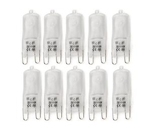 10 x G9 Éclairage Lampe Lumière Halogène Lampe Blanc Chaud 40 W 230 V
