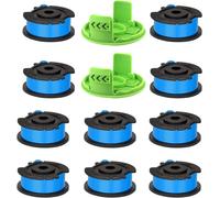 10 x Greenworks G24LT Strimmer Line Spools 16ft Long 1.65mm Diameter for Greenworks 24V G24LT G24LTK2 G24LT30M G24LT30MK2 Strimmer Line