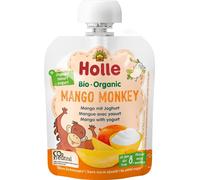 Holle Gourde Yaourt Mango Monkey Mangue +8m Bio 85g