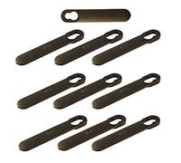 10 x Lames en plastique Compatible avec Black & Decker GR120, Gr120 C, Gx295, Gx295 C tondeuse à gazon