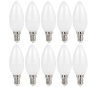 10 X LED Filament Ampoule Bougie C35 1W E14 Mat 110lm 840 Blanc Neutre 4000K