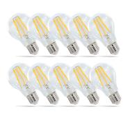 10 X LED Filament Ampoule Forme de Poire 8,5W E27 Clair 1200lm Blanc Neutre
