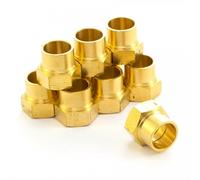10 X manchon laiton 270GCU à souder - diamètre 14 mm - F12x17 à visser BRICOZOR
