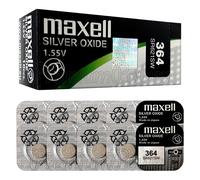 10 X Maxell 364 Piles En Oxyde D'Argent 1,55V SR621SW SRSR60 Montres 0% Mercure