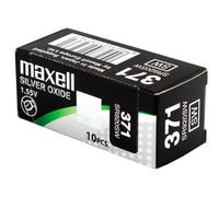 10 X Maxell 371 Piles Batteries Boîte Sans Mercure Oxide Argent SR920SW 1.55V