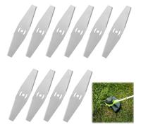 10 x Metal Brushcutter Blades,Lawn Mower Blades,Replacement Blade for Cutting Grass Electric Cutting Machine Garden Tools