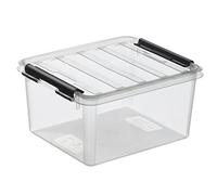 10 x Orthex Clipbox Smart Store Classic, 2 L, 21 x 17 x 11 cm, transparent