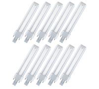 10 x Osram Dulux S 9W 865 G23 Lumilux Lampe LFC Lumière du Jour 2P