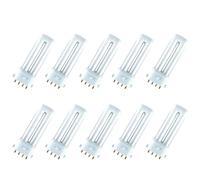 10 x Osram Dulux S/E 2 G7 11 W 840 LUMILUX Cool White kompaktleuch tsoff Lampe Blanc Froid emballage d'origine