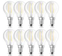 10 X OSRAM LED Filament Goutte 2,5W = 25W E14 Clair 250lm 840 Blanc Neutre 4000K