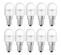 10 X Osram LED Lampes T26 Tubes Réfrigérateur 2,3W = 20W E14 Mat Lumière Du Jour