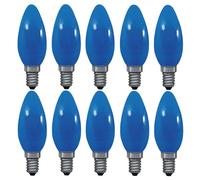 10 X Paulmann Ampoule Bougie 25W E14 Bleu 25 Watt Multicolore Intensité Variable