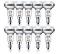 10 X Philips Éco Halogène Spot R50 18W= 25W E14 Réflecteur Ecoclassic 30°