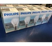 10 x PHILIPS Lampe à incandescence Standard A55 E27 40W Clair Dimmable NEU