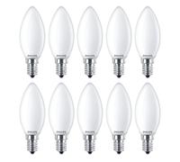 10 X Philips LED Filament Bougies 2,2W = 25WATT E14 Mat 250lm Chaud 2700K