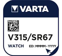 ENVOI SOUS SUIVI VARTA 10 piles bouton 315 / SR716SW / SR716 / SR67 1,55 volts