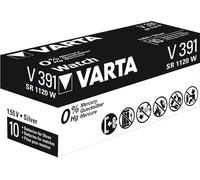 10 x pile bouton Varta Watch V 391 SR1120W V391 SR55 oxyde d'argent 1,55 V