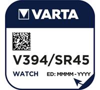 10 x pile bouton Varta Watch V 394 SR936SW 67 mAh oxyde d'argent 1 er BL