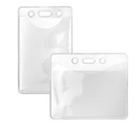 10 x Porte-badge Porte-carte format carte de crédit (86 x 54 mm) vertical