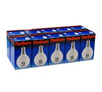 10 X Radium Ampoules Goutte 15W Mat Globe Warm Dimmables E14