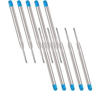 10 X Recharges Pour Stylos À Bille, Recharges De Rechange Pour Stylos À Bille En Métal Pour Format G2, Parker Compatible, Couleur D'encre Bleu