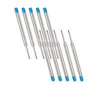 10 x Recharges pour stylos à bille, Recharges de rechange pour stylos à bille en métal pour format G2, Parker compatible, Couleur d'encre Bleu