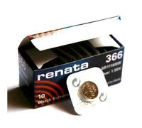10 x Renata 366 fabriquée en Suisse au Lithium Sr1116sw
