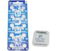 10 X Renata 371 Suisse Fabriqué Montre Piles (10)