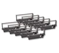 10 x ruban, ruban en nylon, bande d'encrage vhbw pour imprimante matricielle Star 30980730