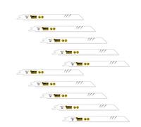 10 x SabreCut SCRS1122HF_10 225 mm 10 TPI S1122HF Lames de scie sabre à coupe rapide pour bois et métal compatibles avec Bosch Dewalt Makita et bien d'autres