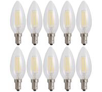 10 X Spectrum Bougie LED 5,5W=60W E14 Clair 700 lm 2700K 230V