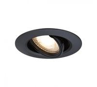 10 X Spot nu orientable à encastrer GU10 - dimmable - noir PAULMANN