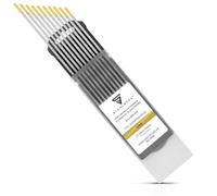 10 x STAHLWERK TIG Electrodes de soudage au tungstène 2,4 x 175 mm WL15 or Sans thorium - aiguilles TIG universelles pour acier acier inoxydable aluminium cuivre 10 pcs