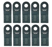 10 x TopsTools WX35F_10 Lames à dents fines 35 mm compatibles avec Worx Sonicrafter, Worx 250W, Erbauer Multitool Multi Tool Accessoires