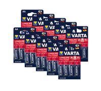 10 X Varta Longue Durée Max Puissance Aa 1,5V LR06 Alcalin 4er Blister