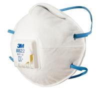 10 XMASQUE DE PROTECTION 3M FFP2 AVEC VALV. MOD.8822