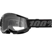 100% Masque Strata 2 - Verre clair (CAT 0) - Noir