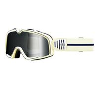 100% Masque cross Barstow Arno – Blanc – Miroir argenté