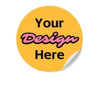 100-1000 Autocollants Personnalisés Avec Logo, Image Photo - Conçois Tes Autocollants personnalisable - Stickers personnalisables pour logos et images - Taille sélectionnable de 3,8 Cm à 15,2 Cm