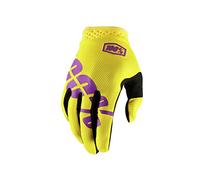 100% 10002-115-13 iTrack Gant de VTT Jaune Fluo