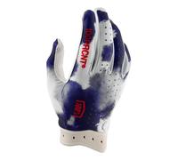 Gants Cross 100% Itrack Bleu/BlancM Bleu,Blanc