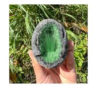 100-150g 1PC of Green geode geode eggs DIY Gemstone Stone