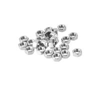 100/20 pièces Écrous hexagonaux M2,5, M3, M4, M5, M6, M8, filetage métrique gros, acier inoxydable SUS304 DIN934(M2.5-100Pcs)