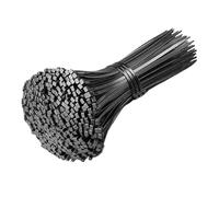 100/200/300/400/600/800/1000/1200/1500 pièces attache de câble autobloquant en plastique Nylon noir attaches cordon réglables anneau fixation for le bureau à domicile(Black 2.5x150mm,600Pcs)