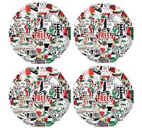 100/200/400 Pcs Autocollants Drapeau de la Palestine, Free Palestine Paix Palestien Libre Autocollant, Esthétique Coloré Palestine, Pour Ordinateur Portable Bouteille D' Guitare Vélo (400PCS)